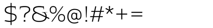 BestSerif Light Font OTHER CHARS