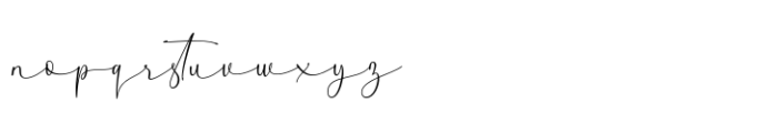Besterline Font LOWERCASE