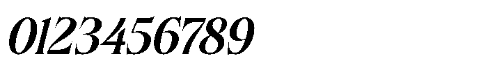 Besteza Italic Font OTHER CHARS