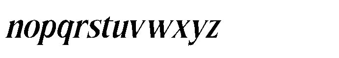 Besteza Italic Font LOWERCASE