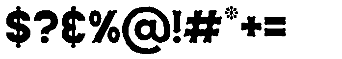 Bestilo Regular Font OTHER CHARS