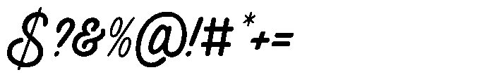 Bestilo Script Font OTHER CHARS