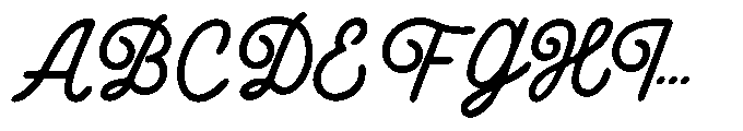 Bestilo Script Font UPPERCASE