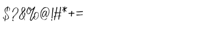 Bestome Brush Regular Font OTHER CHARS