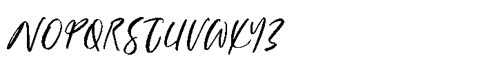 Bestovy Wisher  Regular Font UPPERCASE