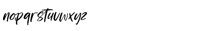 Bestovy Wisher  Regular Font LOWERCASE