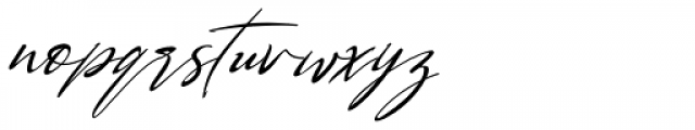 Bestowens Thin Italic Font LOWERCASE
