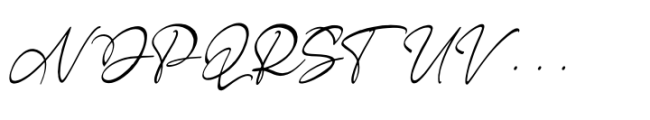 Bestway Signature Regular Font UPPERCASE