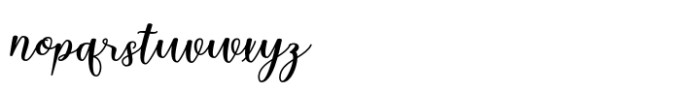 Besty Font LOWERCASE