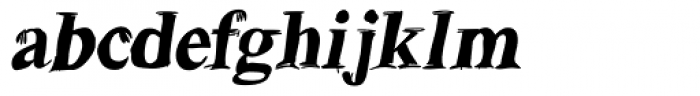 Betabet Black Italic Font LOWERCASE