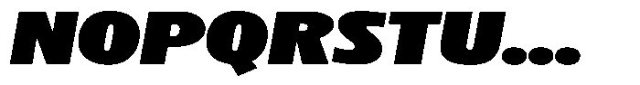 Betamax Black Expanded Italic Font UPPERCASE