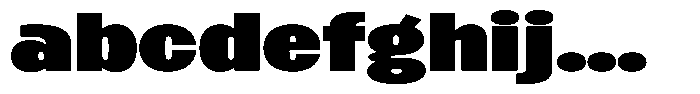 Betamax Black Expanded FONT