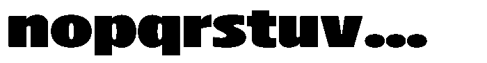 Betamax Black Expanded Font LOWERCASE