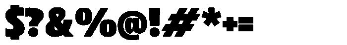 Betamax Black Font OTHER CHARS