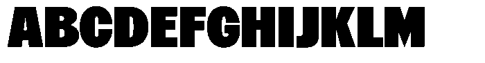 Betamax Black Font UPPERCASE