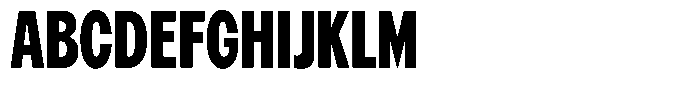 Betamax Bold Condensed Font UPPERCASE