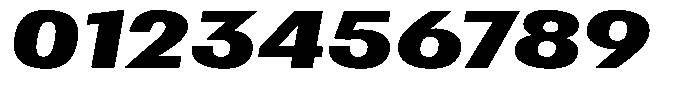 Betamax Bold Expanded Italic Font OTHER CHARS