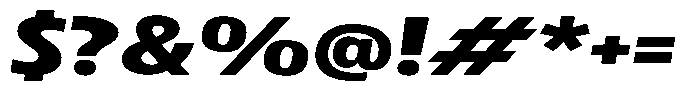 Betamax Bold Expanded Italic Font OTHER CHARS