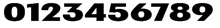 Betamax Bold Expanded Font OTHER CHARS