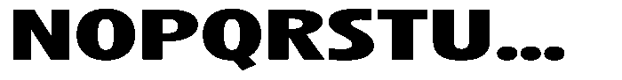 Betamax Bold Expanded Font UPPERCASE