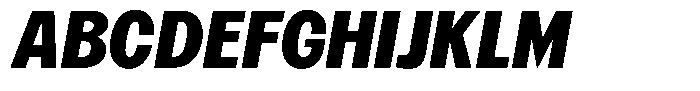 Betamax Bold Italic Font UPPERCASE