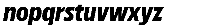Betamax Bold Italic Font LOWERCASE