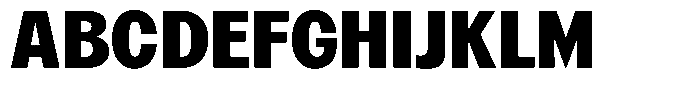 Betamax Bold Font UPPERCASE