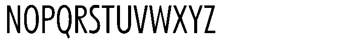 Betamax Light Condensed Font UPPERCASE