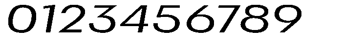 Betamax Light Expanded Italic Font OTHER CHARS