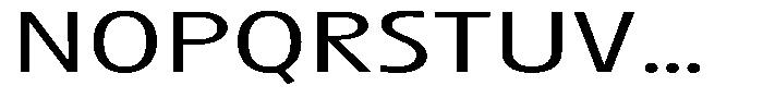 Betamax Light Expanded Font UPPERCASE