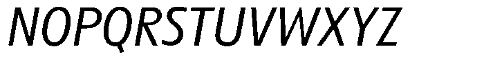Betamax Light Italic Font UPPERCASE