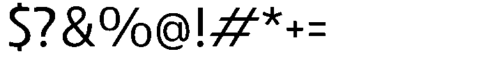 Betamax Light Font OTHER CHARS