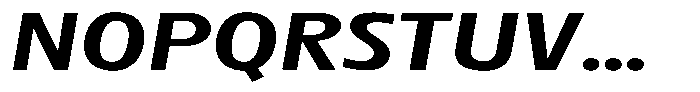 Betamax Regular Expanded Italic Font UPPERCASE