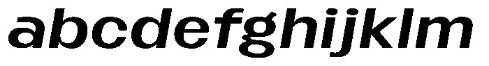 Betamax Regular Expanded Italic FONT