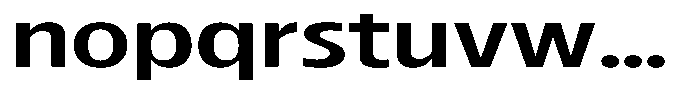 Betamax Regular Expanded Font LOWERCASE
