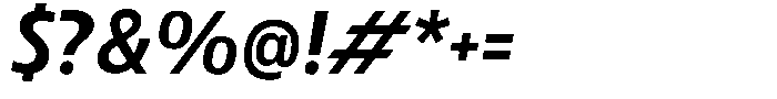 Betamax Regular Italic Font OTHER CHARS