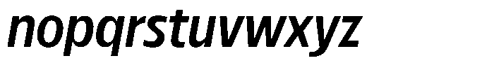 Betamax Regular Italic Font LOWERCASE