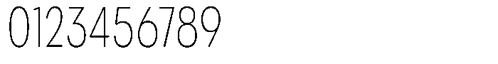 Betamax Thin Condensed Font OTHER CHARS
