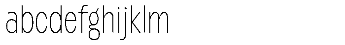 Betamax Thin Condensed FONT