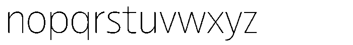 Betamax Thin Font LOWERCASE