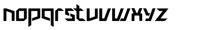 Betamod Font LOWERCASE
