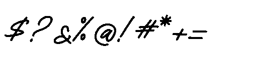 Betany Salena Regular Font OTHER CHARS