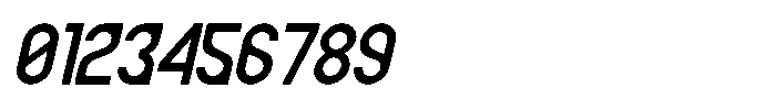 Betgal Oblique Font OTHER CHARS