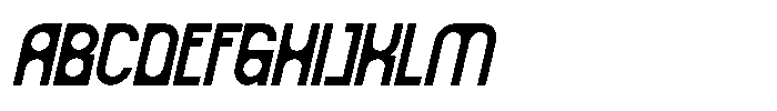 Betgal Oblique Font UPPERCASE