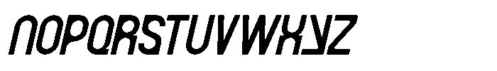 Betgal Oblique Font UPPERCASE