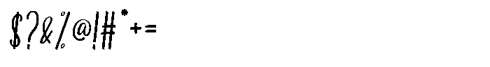 Bethany Handwritten Font OTHER CHARS