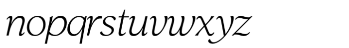 Bethany Romance Italic Font LOWERCASE