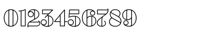 Bethari Line Demi Bold Font OTHER CHARS