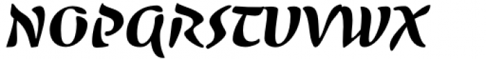 Bethencourt Bold Italic Font UPPERCASE