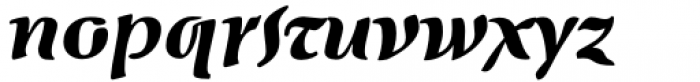 Bethencourt Bold Italic Font LOWERCASE